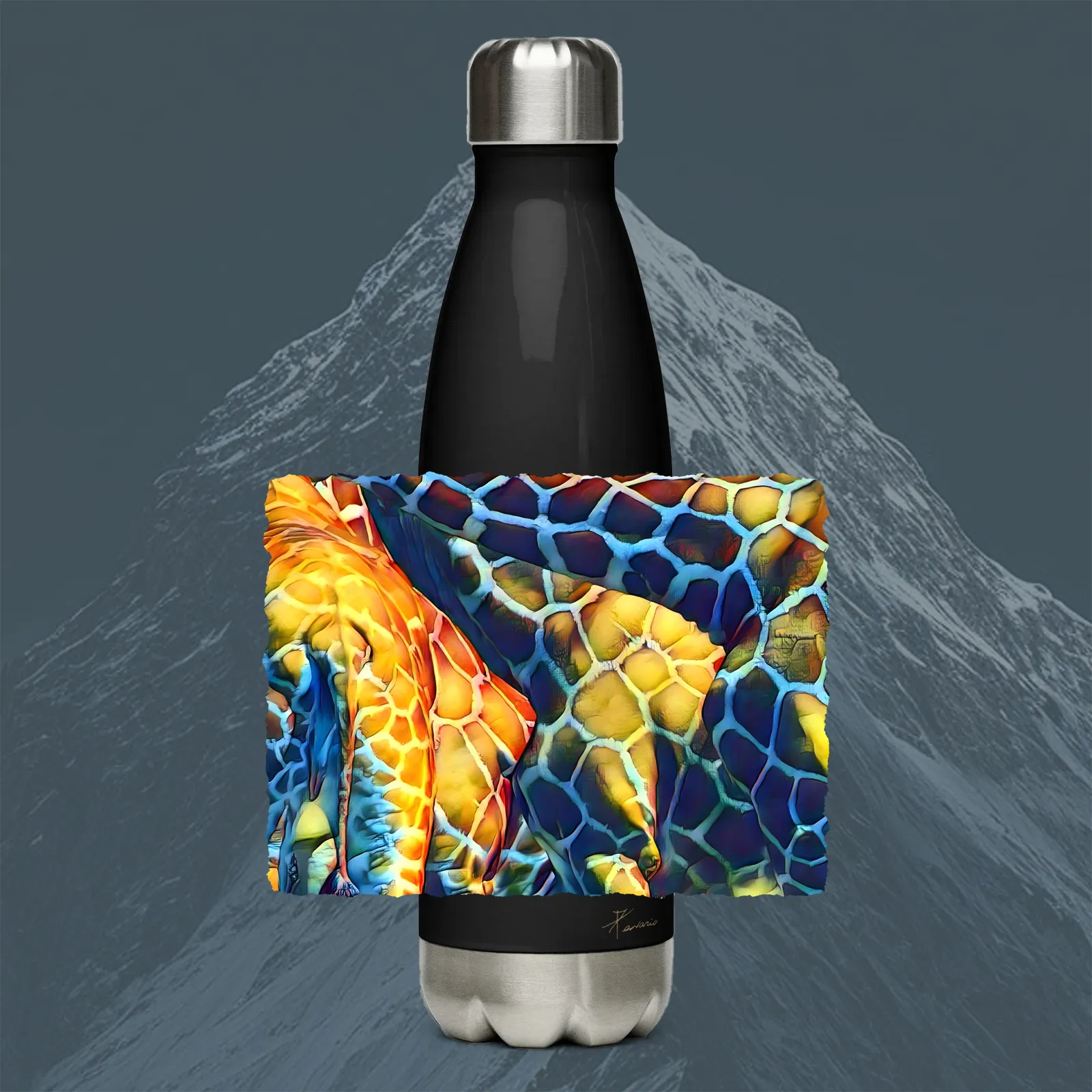 Kenario Exotic Giraffes Water Bottle